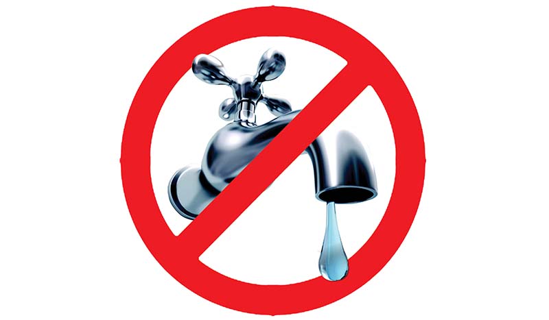 SOSPENSIONE EROGAZIONE ACQUA SABATO 18 MARZO